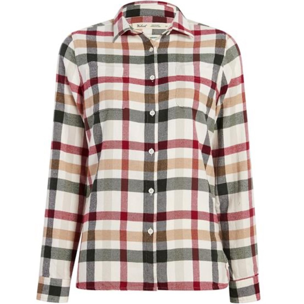 Woolrich The Pemberton Flannel Shirt Ivory